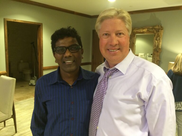 With Pastor Robert Morris at Texas, USA